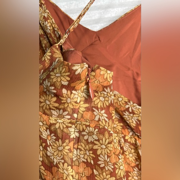 Madewell Georgette Ruffle-Sleeve Midi Dress in Daisy Meadow Size 8
NWT Sundress - Picture 8 of 13